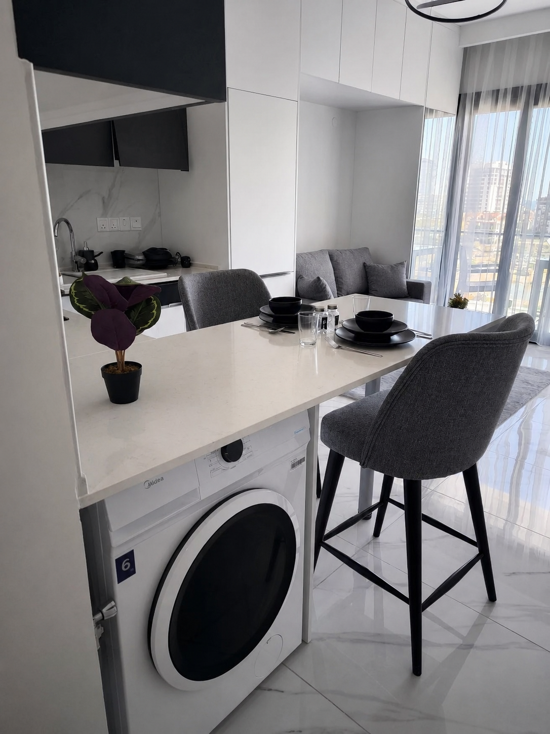 Riverside Life Residence’ta Satılık Full Eşyalı Deniz Manzaralı 1+0 Daire görsel 5