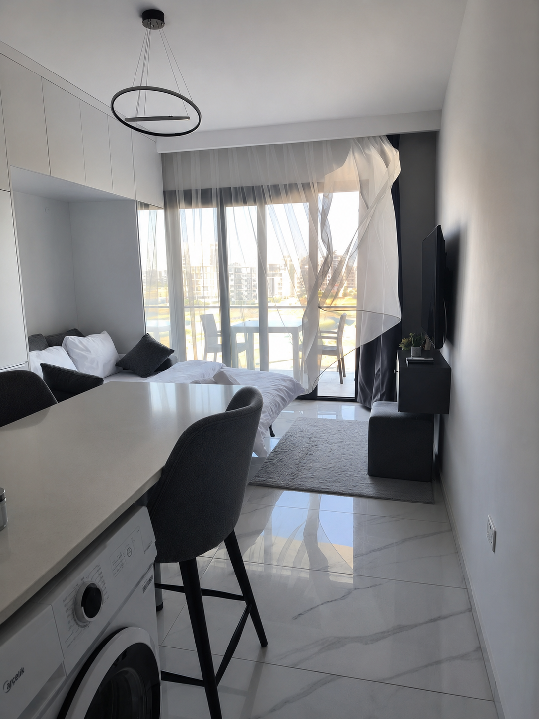 Riverside Life Residence’ta Satılık Full Eşyalı Deniz Manzaralı 1+0 Daire görsel 6