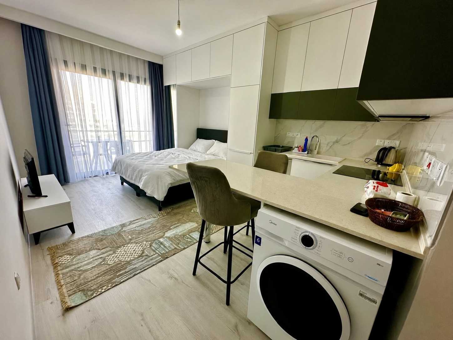 Riverside Life Residence’ta Satılık Full Eşyalı Deniz Manzaralı 1+0 Daire görsel 2