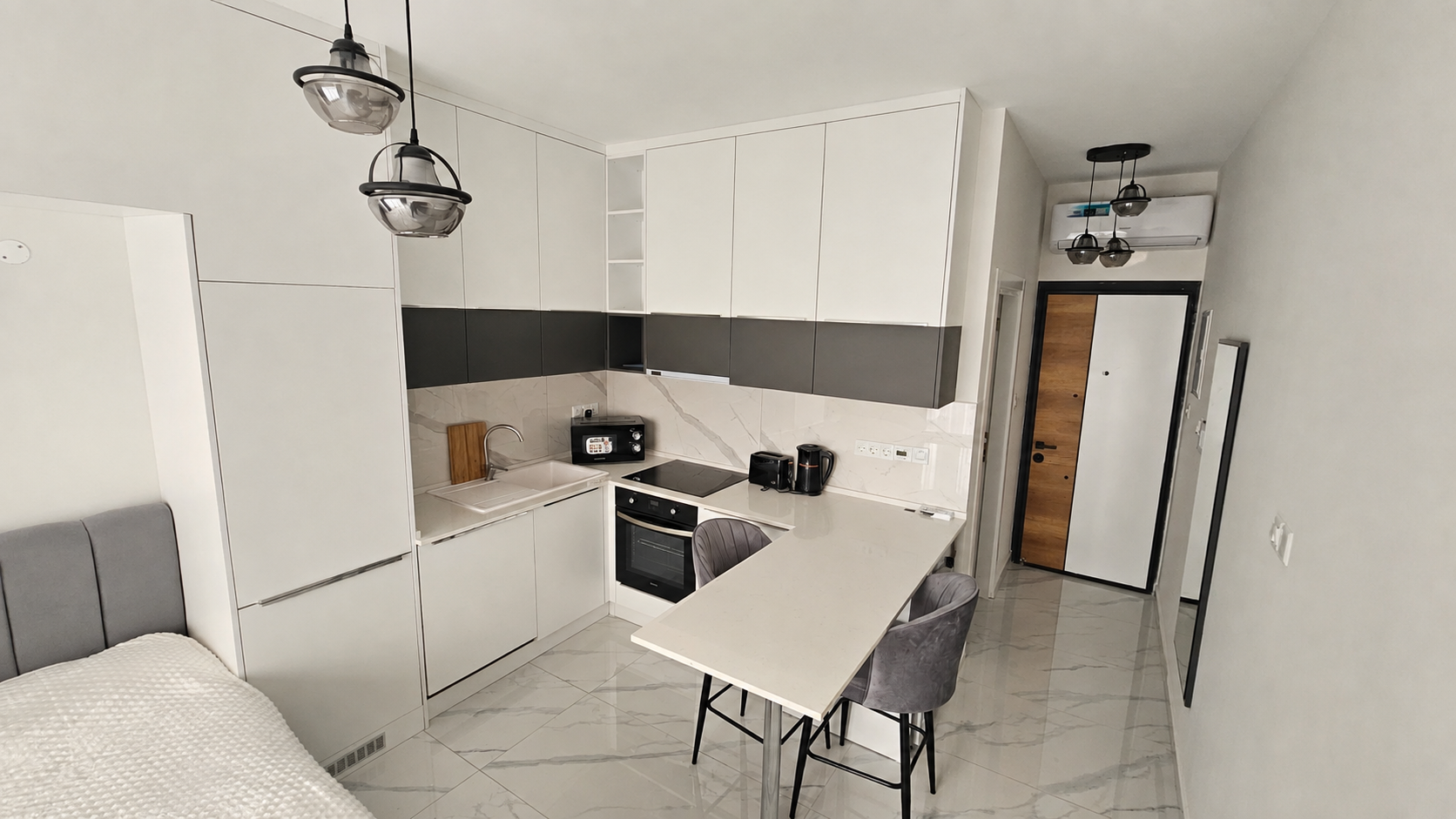 Long Beach Riverside Life Residence’ta Full Eşyalı 1+0 Daire