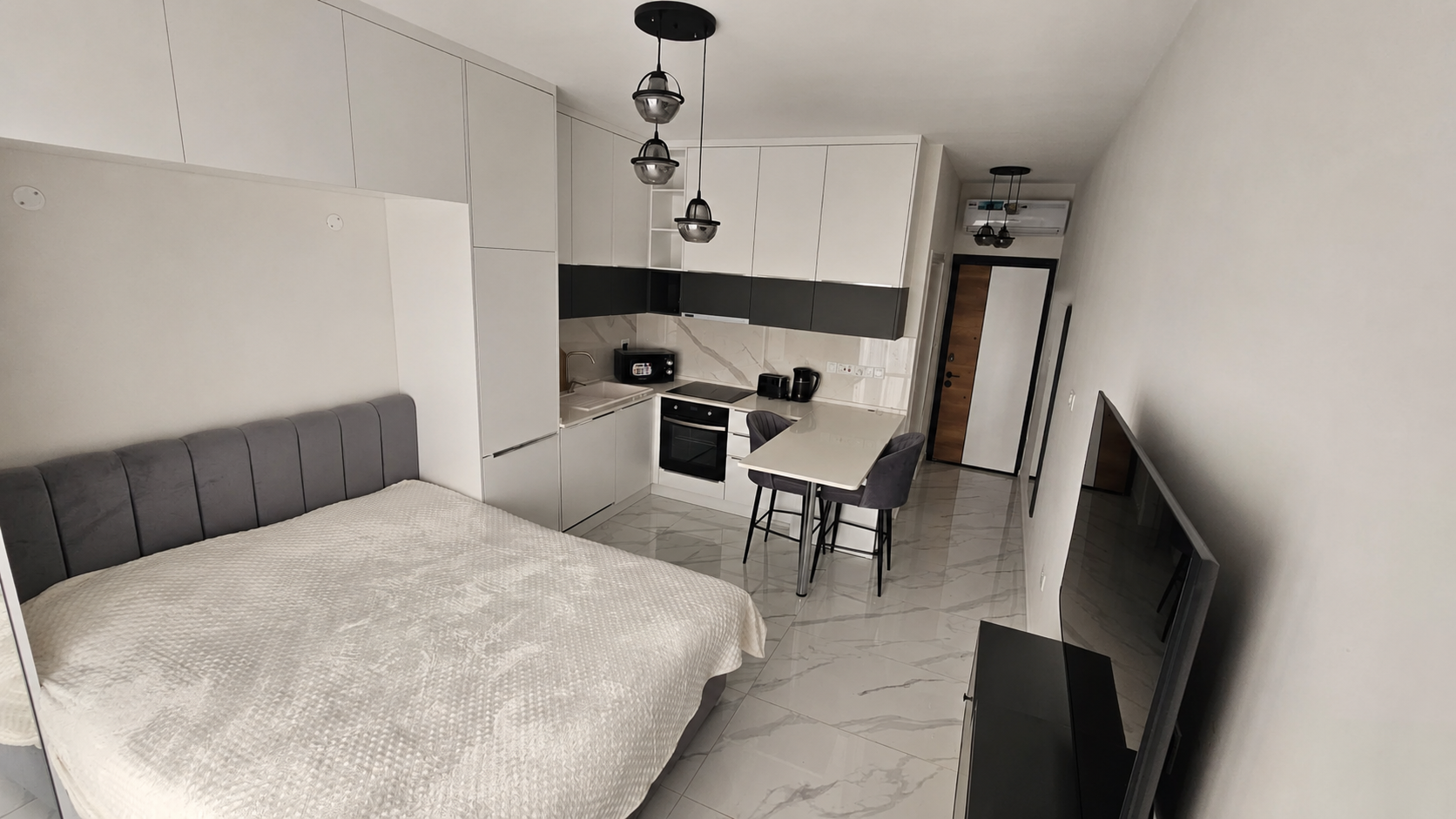 Long Beach Riverside Life Residence’ta Full Eşyalı 1+0 Daire görsel 4