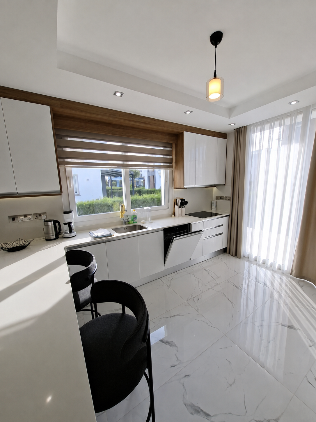 İskele Boğaz Four Seasons Life 1’de Deniz Manzaralı Satılık 2+1 İkiz Villa görsel 10