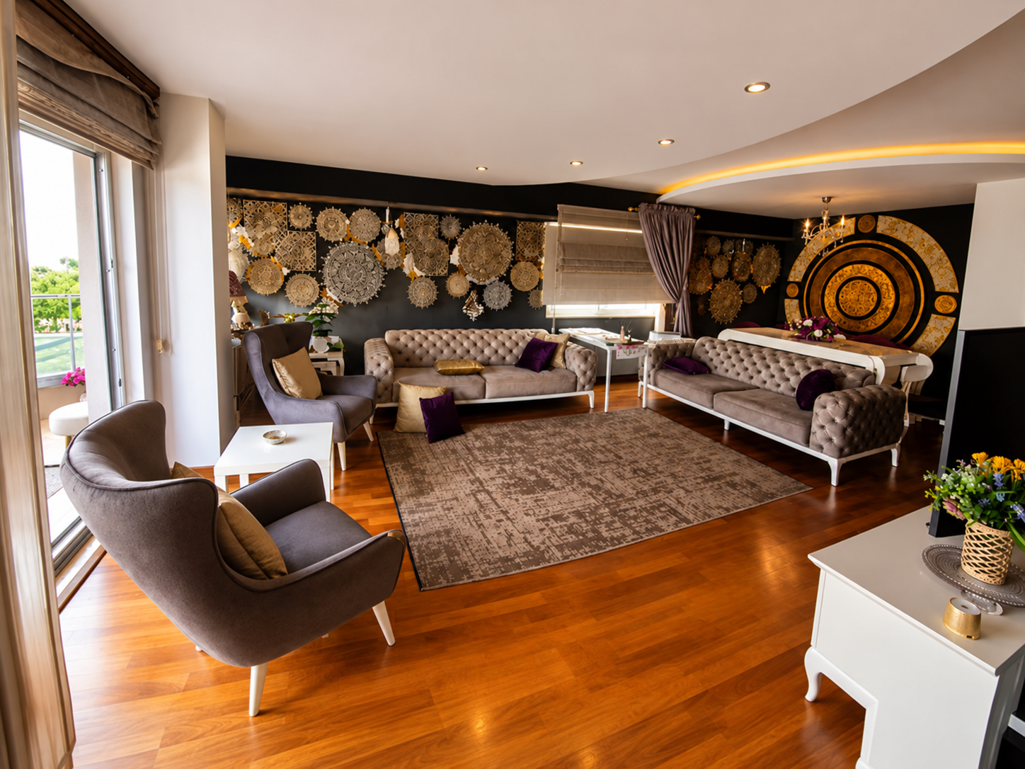 232 Teraspark'ta Deniz ve Havuz Manzaralı 3+1 Satılık Daire görsel 2