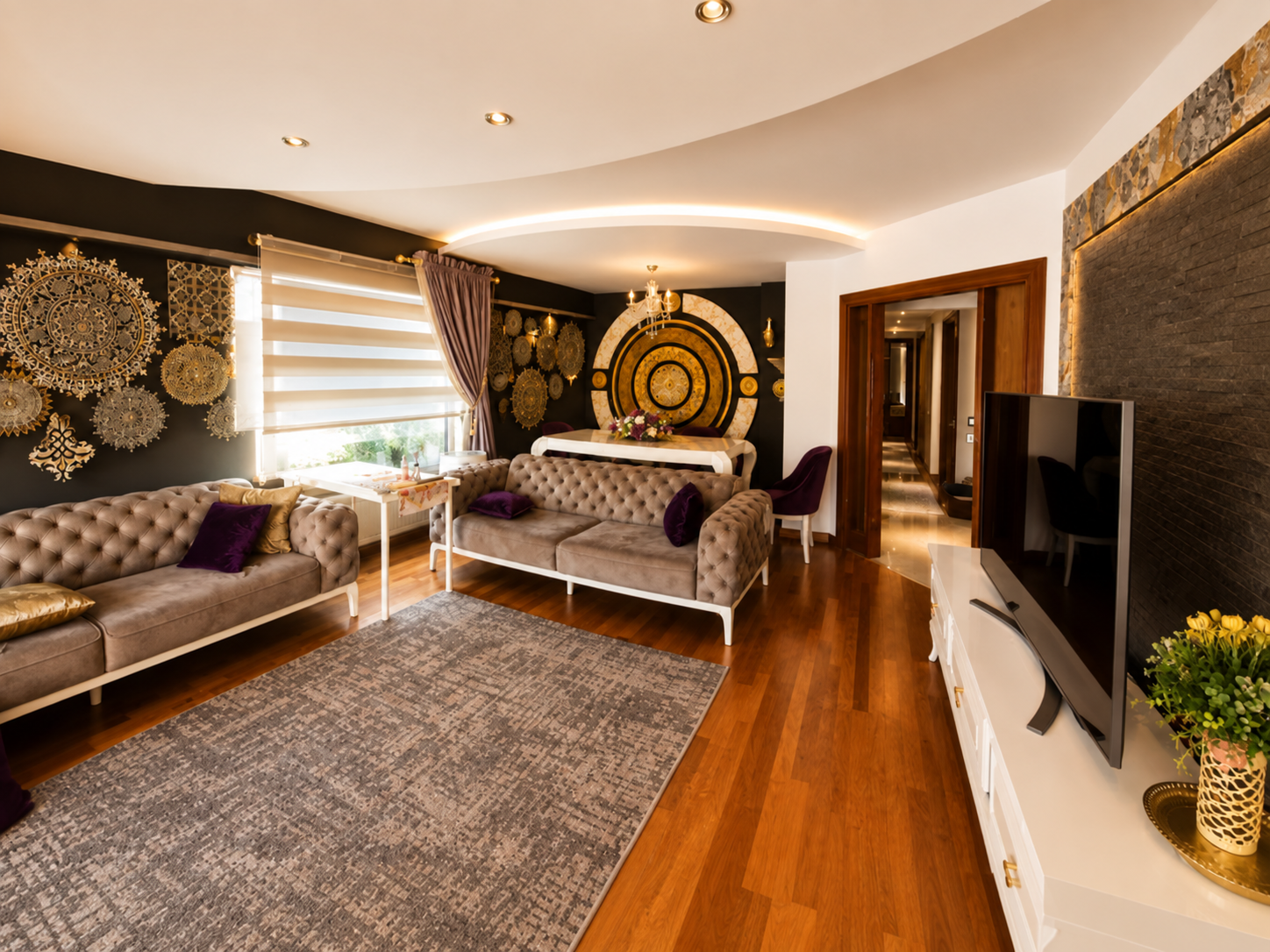 232 Teraspark'ta Deniz ve Havuz Manzaralı 3+1 Satılık Daire görsel 4