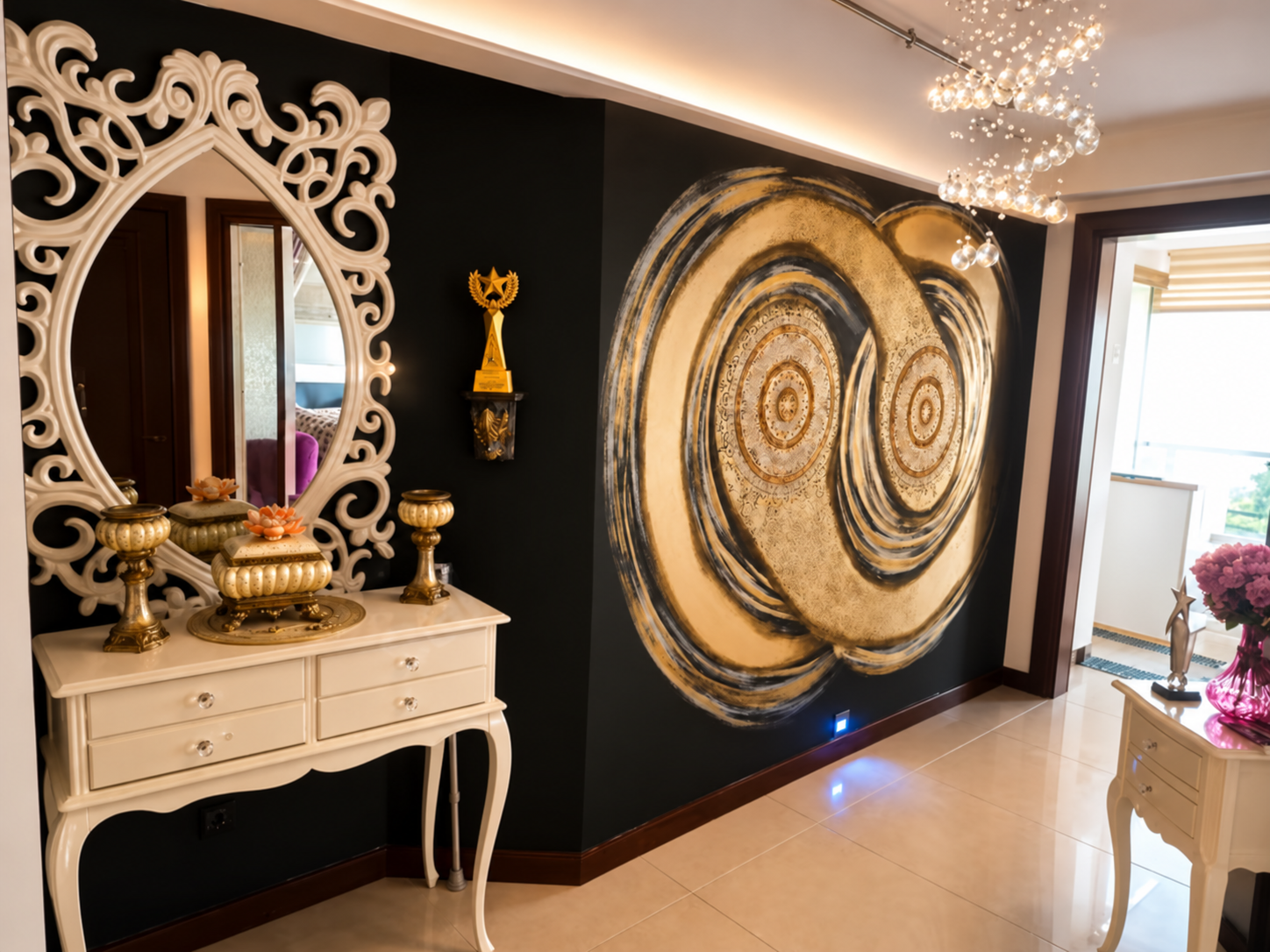 232 Teraspark'ta Deniz ve Havuz Manzaralı 3+1 Satılık Daire görsel 9